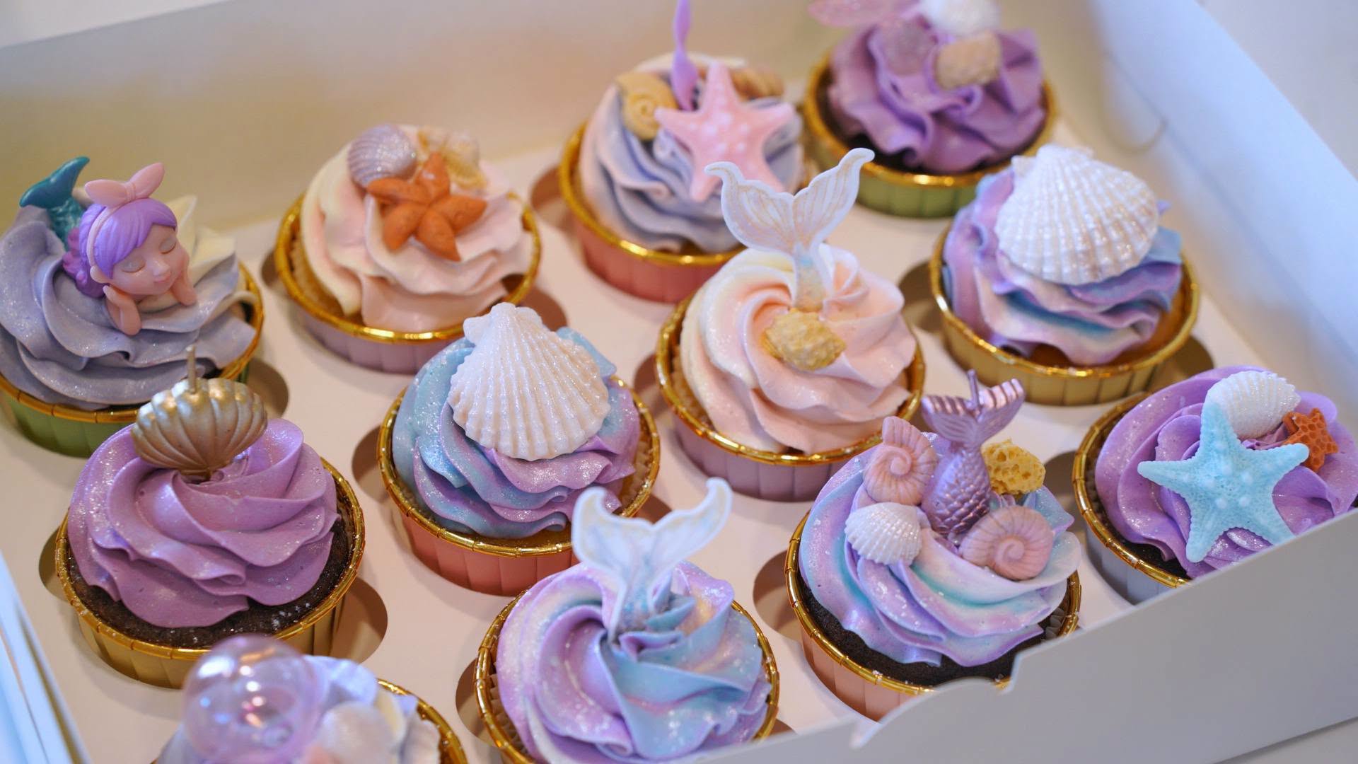 Mermaid cupcakes