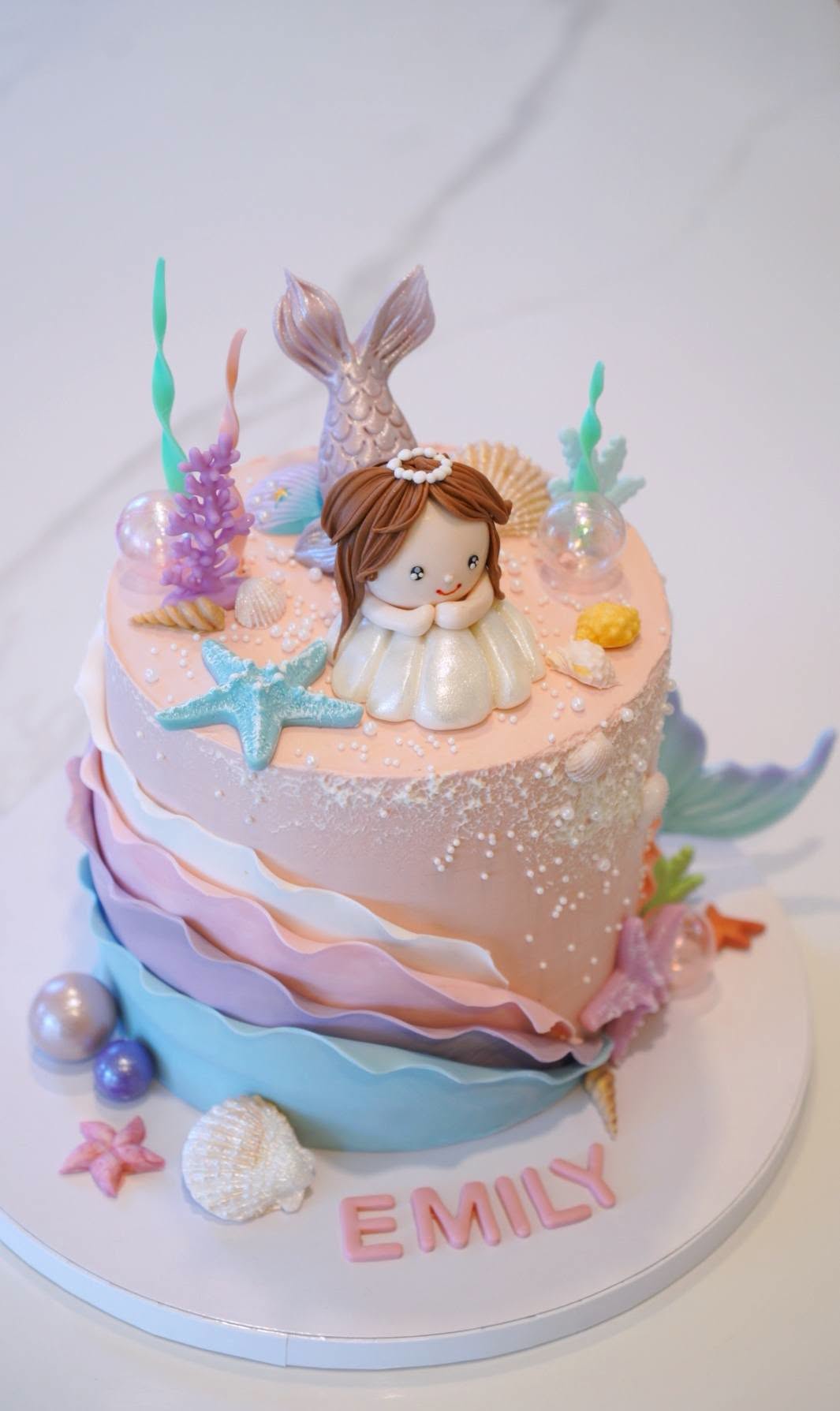 Little mermaid cake